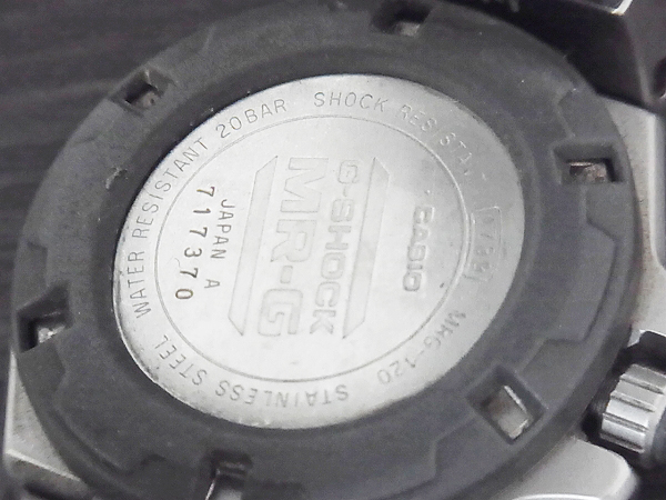 実際に弊社で買取させて頂いたG-SHOCK/Gショック フルメタル MR-G 腕時計/MRG-120T-1Aの画像 4枚目