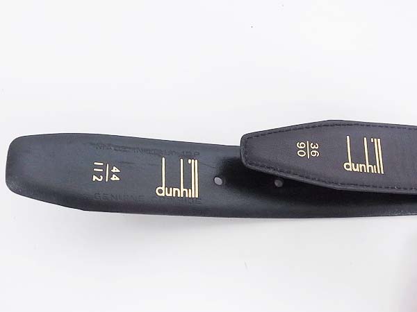 実際に弊社で買取させて頂いたdunhill/ダンヒル SOLID BRASS レザー ブラック ベルト/セットの画像 1枚目
