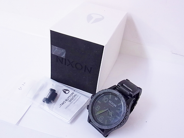 実際に弊社で買取させて頂いたNIXON/ニクソン THE51-30 300M防水 アナログ腕時計/A0571042の画像 6枚目