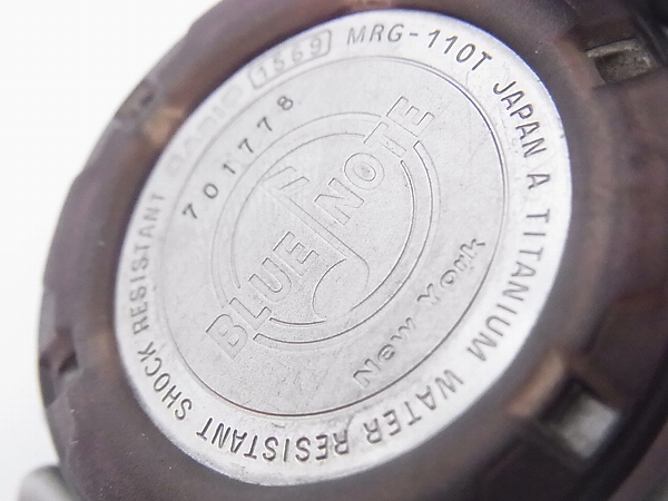 実際に弊社で買取させて頂いたG-SHOCK/Gショック MR-G フルメタル/チタンモデル MRG-110T-8の画像 4枚目