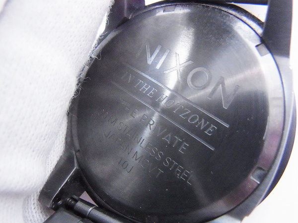 実際に弊社で買取させて頂いたNIXON/ニクソン PRIVATE SS/プライベート ガンメタル/A276-624の画像 5枚目