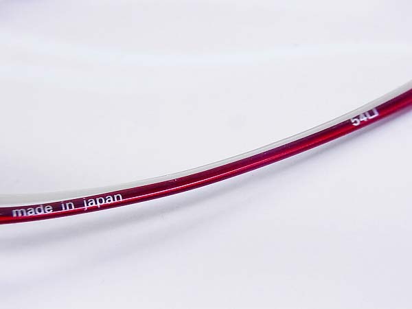 実際に弊社で買取させて頂いたLESS THAN HUMAN/レスザンヒューマン L-ONE メガネフレーム 赤の画像 4枚目