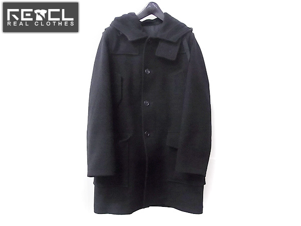 実際に弊社で買取させて頂いたCABANE de ZUCCa/ズッカ ウール混 フード付ロングコート 黒/M