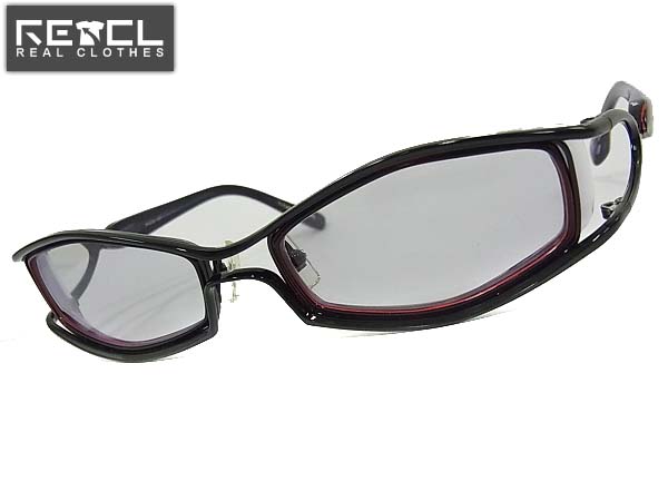 実際に弊社で買取させて頂いたレスザンヒューマン 0ka0de チタン 眼鏡/メガネフレーム 黒赤