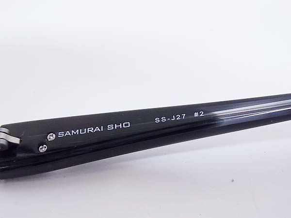 実際に弊社で買取させて頂いたSAMURAI SHO/サムライ翔 メガネフレーム/2016年モデル/SS-J27の画像 5枚目