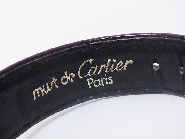 実際に弊社で買取させて頂いたカルティエ マストタンク 手巻き Silver925 ブルーサファイヤの画像 6枚目