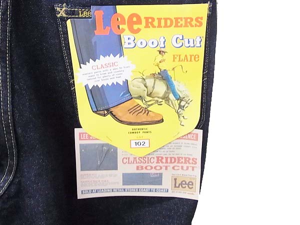 実際に弊社で買取させて頂いたLEE/リー BOOT CUT/ブーツカット フレア デニムパンツ/33の画像 2枚目