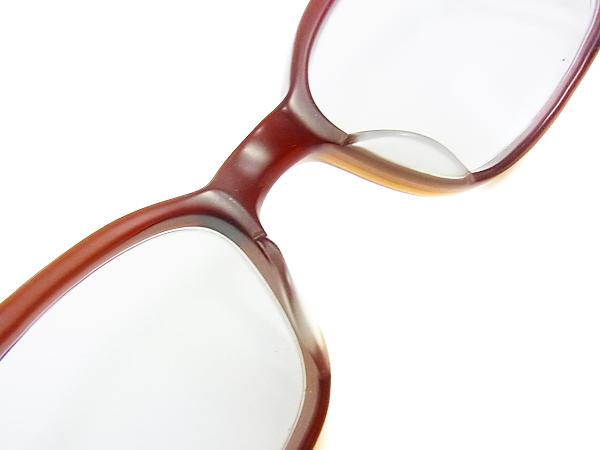 実際に弊社で買取させて頂いた白山眼鏡 オーバル眼鏡 メガネフレーム フルリム ブラウンの画像 3枚目