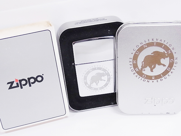 実際に弊社で買取させて頂いた[未使用]ZIPPO HUNTING WORLD/ハンティングワールド 1999年製の画像 5枚目