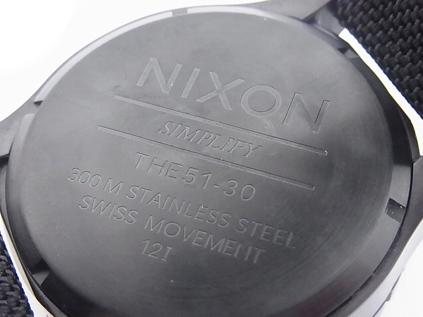 実際に弊社で買取させて頂いたNIXON/ニクソン[4.8万↑]THE 51-30 TIDEタイドグラフ A057-1148の画像 5枚目