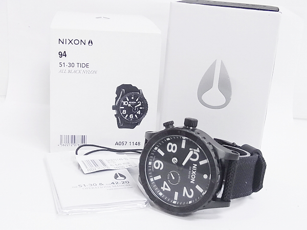 実際に弊社で買取させて頂いたNIXON/ニクソン[4.8万↑]THE 51-30 TIDEタイドグラフ A057-1148の画像 9枚目