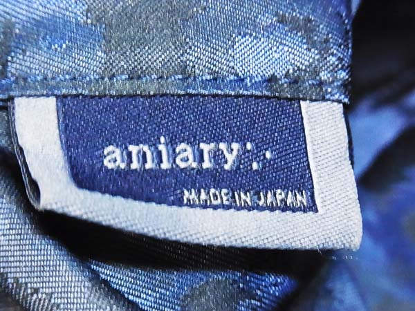 実際に弊社で買取させて頂いたaniary/アニアリ アイディアルレザー ネイビー トートバッグの画像 3枚目