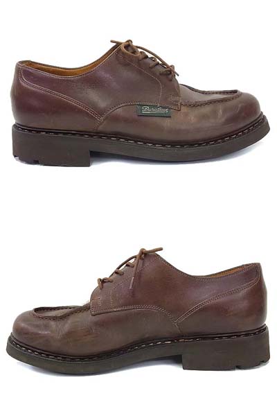 実際に弊社で買取させて頂いたParaboot/パラブーツ シャンボード レザーシューズ 茶/8.5の画像 3枚目