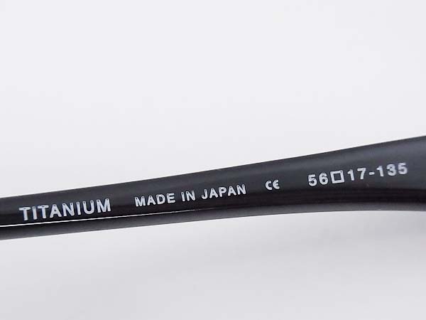 実際に弊社で買取させて頂いたSAMURAI SHO/サムライ翔 メガネフレーム 度入りレンズ/SS-T18の画像 7枚目