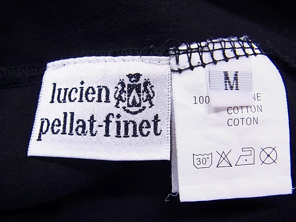 実際に弊社で買取させて頂いたルシアンペラフィネ スタッズ/スカル半袖Tシャツ ブラック/Mの画像 3枚目