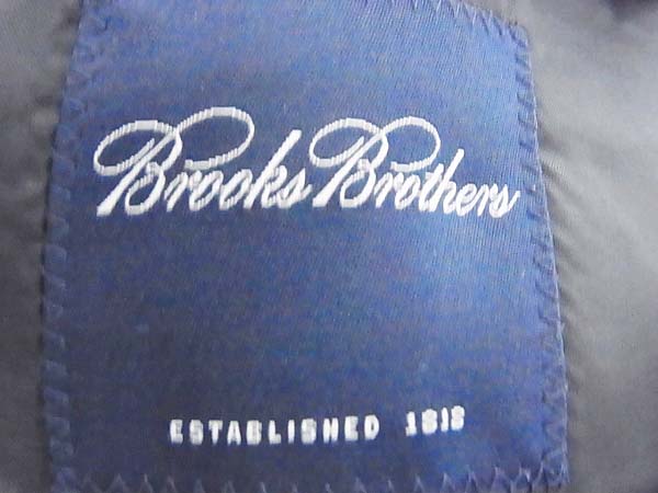 実際に弊社で買取させて頂いたBROOKS BROTHERS/ブルックスブラザーズ カシミア混コート/34の画像 4枚目