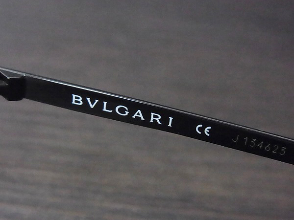 実際に弊社で買取させて頂いたBVLGARI/ブルガリ サングラス ツーポイント ブラック/664の画像 5枚目