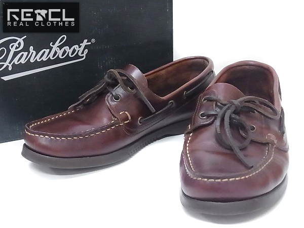 実際に弊社で買取させて頂いたPARABOOT/パラブーツ BARTH/バース Uチップ デッキシューズ 7.5