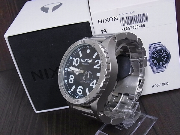 実際に弊社で買取させて頂いたNIXON/ニクソン THE 51-30 ダイバーズウォッチ/腕時計 A057-000の画像 6枚目