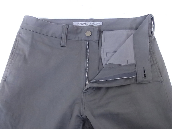 実際に弊社で買取させて頂いたジョン ローレンス サリバン スキニーパンツ ライトグレー/36の画像 4枚目