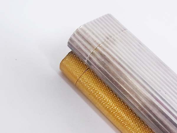 実際に弊社で買取させて頂いたCartier/カルティエ ガスライター ゴールド&シルバー/セットの画像 3枚目