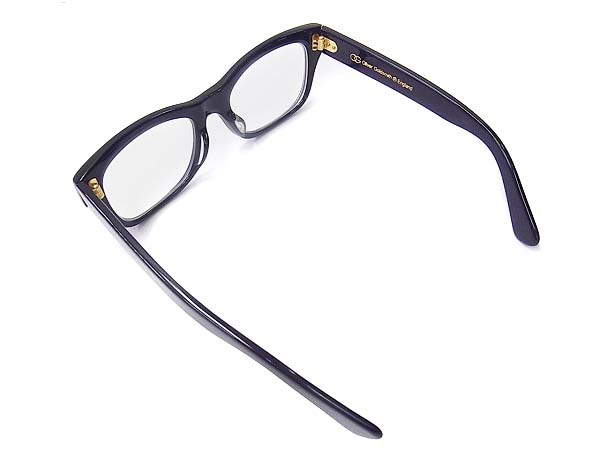 実際に弊社で買取させて頂いたOLIVER GOLDSMITH CONSUL-s めがねフレーム 黒縁メガネの画像 5枚目