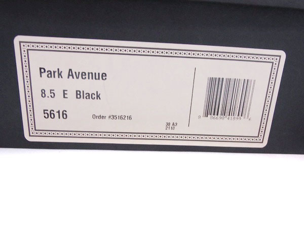実際に弊社で買取させて頂いたAllen Edmond/アレンエドモンズ park avenue 黒/5616/8.5Eの画像 8枚目