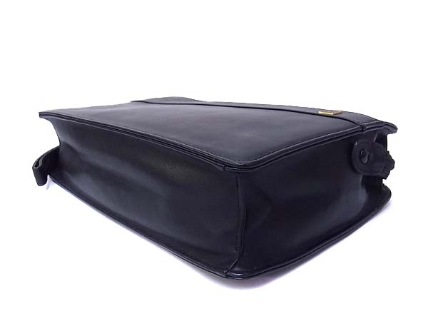 実際に弊社で買取させて頂いたdunhill/ダンヒル レザー セカンドバッグ クラッチバッグ 黒の画像 3枚目
