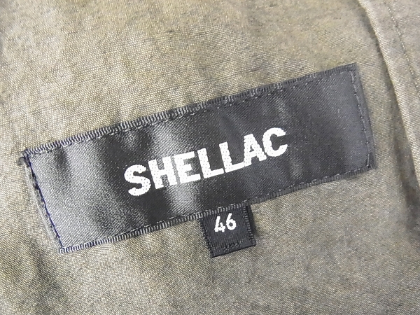 実際に弊社で買取させて頂いたSHELLAC/シェラック C/Liウェザー硫化ナチュラルダイシャツ/46の画像 2枚目