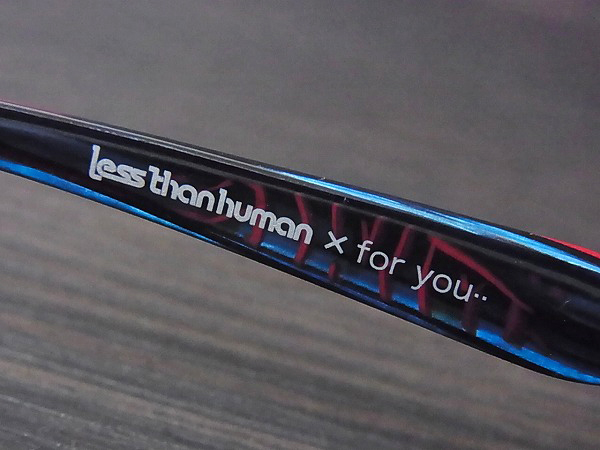 実際に弊社で買取させて頂いたレスザンヒューマン limited13 めがねフレーム オバール型の画像 4枚目