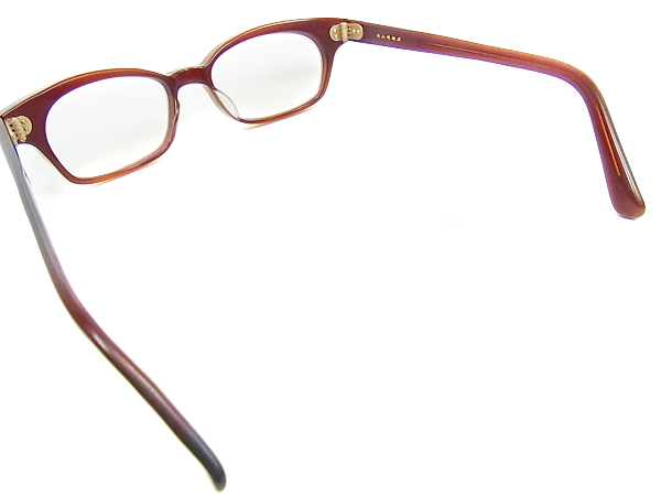 実際に弊社で買取させて頂いた白山眼鏡 オーバル眼鏡 メガネフレーム フルリム ブラウンの画像 1枚目