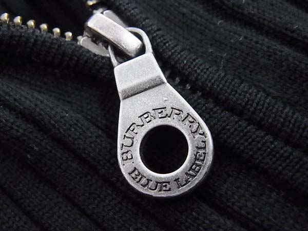 実際に弊社で買取させて頂いたバーバリーロンドン ブルーレーベル ジップニットパーカー/38の画像 3枚目