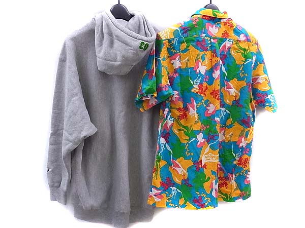 実際に弊社で買取させて頂いたFAT/エフエーティー スウェットパーカー/アロハシャツ 2点SETの画像 1枚目