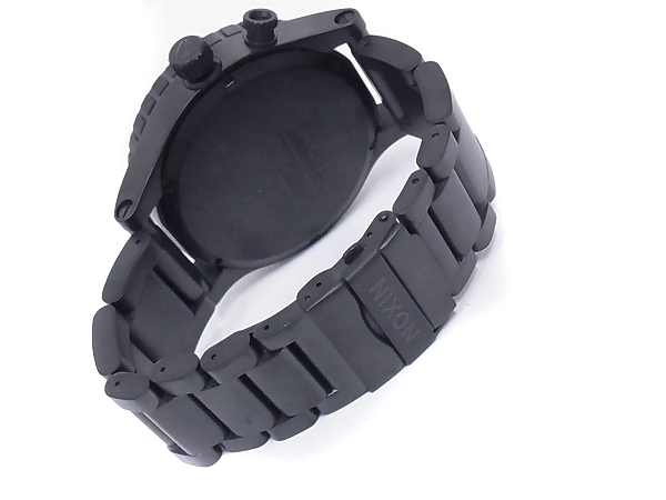 実際に弊社で買取させて頂いたNIXON/ニクソン 51-30 CHRONO MATTE BLACK SURPLUS A057 1042の画像 3枚目