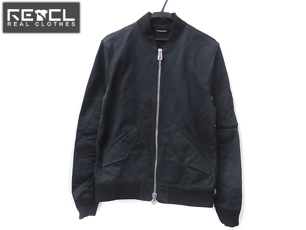 実際に弊社で買取させて頂いたJUNHASHIMOTO/ジュンハシモト MA-1 15SS 厚手ブルゾン 黒/3