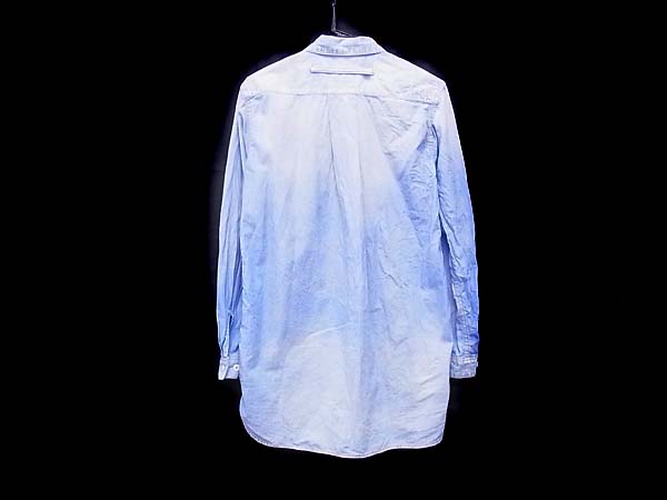 実際に弊社で買取させて頂いたFACTOTUM/ファクトタム コットン ロングデニムシャツ 水色/44の画像 1枚目