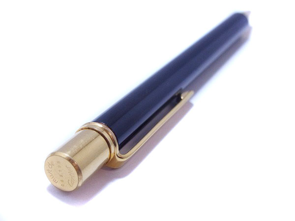 実際に弊社で買取させて頂いたCartier/カルティエ マストドゥカルティエ ボールペン 金黒の画像 1枚目