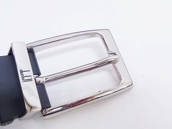 実際に弊社で買取させて頂いたdunhill/ダンヒル SOLID BRASS レザー ブラック ベルト/セットの画像 4枚目