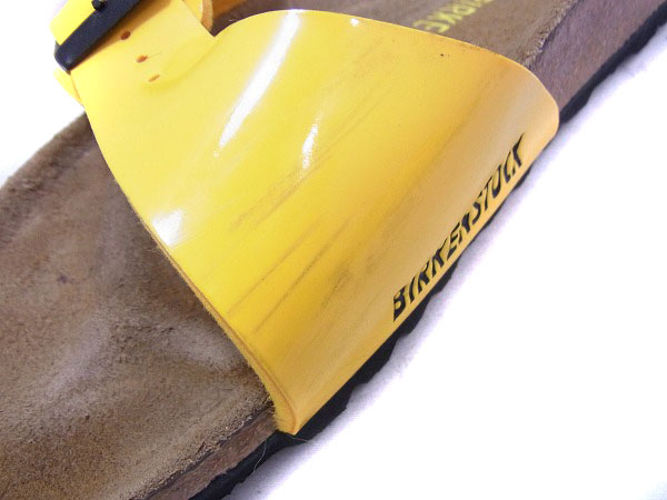 実際に弊社で買取させて頂いたBIRKENSTOCK/ビルケンシュトック サンダル イエロー 24.0の画像 7枚目