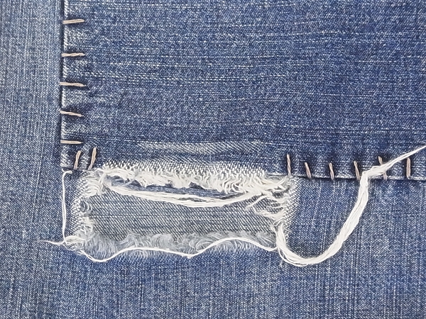 実際に弊社で買取させて頂いたFAT/エフエーティー デニムパンツ/ハーフパンツ 2点セットの画像 7枚目