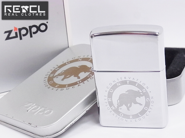 実際に弊社で買取させて頂いた[未使用]ZIPPO HUNTING WORLD/ハンティングワールド 1999年製