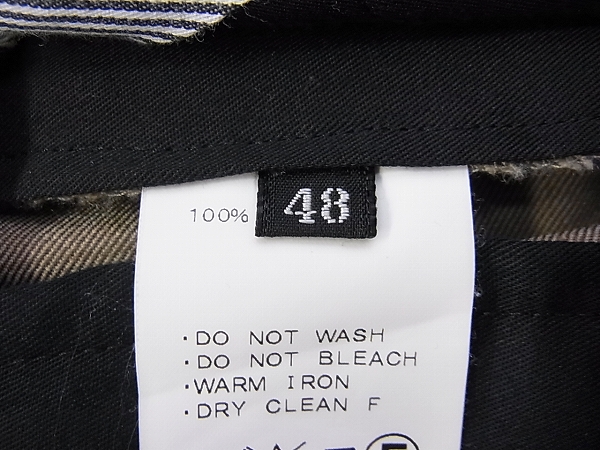 実際に弊社で買取させて頂いたBARNEYS NEWYORK/バーニーズ ニューヨーク スラックスパンツ 48の画像 3枚目