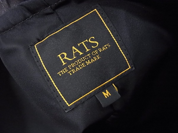 実際に弊社で買取させて頂いたRATS/ラッツ[4.9万↑]マウンテンパーカー 15AW 黒 15'RJ-1003/Mの画像 2枚目