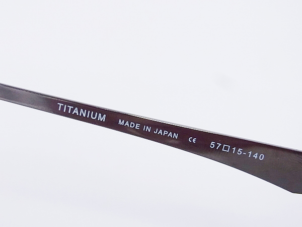 実際に弊社で買取させて頂いたSAMURAI SHO/サムライ翔 16年モデル 眼鏡フレーム/SS-J26#2の画像 5枚目