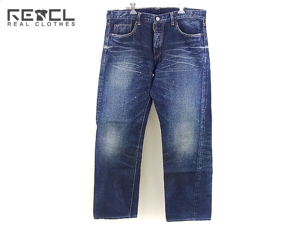 実際に弊社で買取させて頂いたDENIME/ドゥニーム 日本製 USED加工/ストレートデニムパンツ 