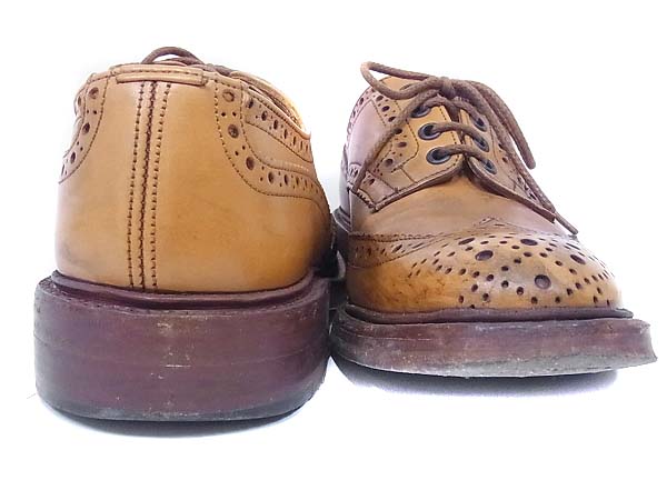 実際に弊社で買取させて頂いたTricker's/トリッカーズ ウィングチップ ブラウン 563314/7.5の画像 1枚目