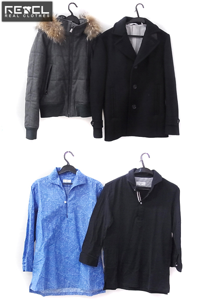 実際に弊社で買取させて頂いたEDIFICE/エディフィス等 カットソー/シャツ/アウター等 4点SET