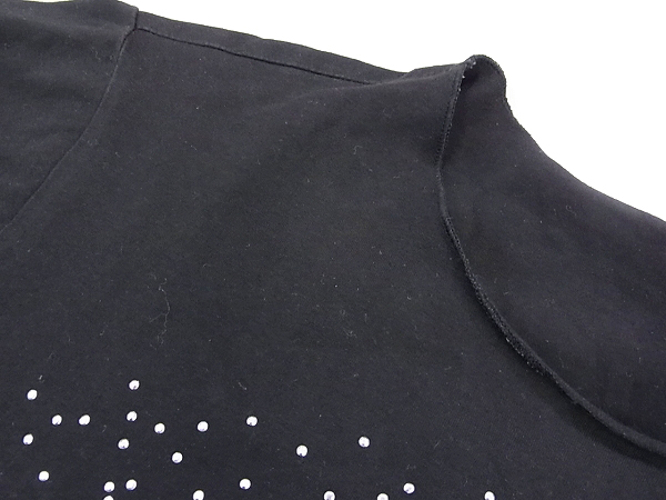 実際に弊社で買取させて頂いたルシアンペラフィネ スタッズ/スカル半袖Tシャツ ブラック/Mの画像 2枚目