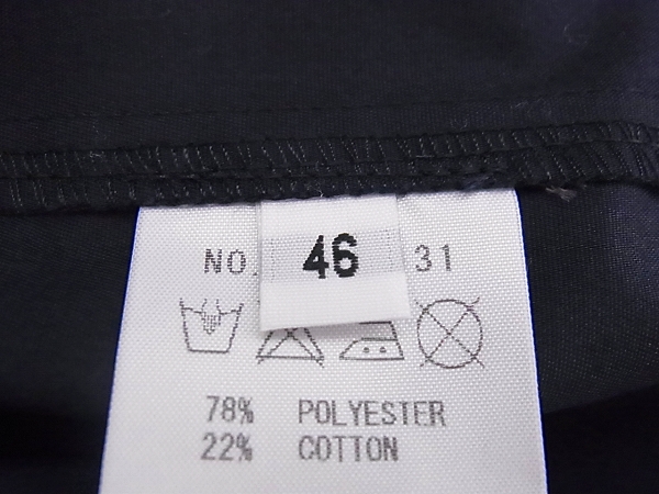 実際に弊社で買取させて頂いたヴァリス バイ ファクトタム 15AW ノーカラー薄手ブルゾン 46の画像 4枚目