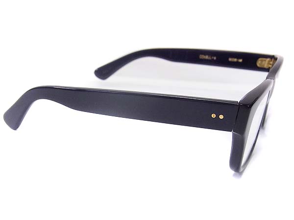 実際に弊社で買取させて頂いたOLIVER GOLDSMITH CONSUL-s めがねフレーム 黒縁メガネの画像 4枚目